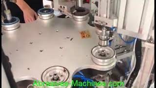 Full automatic flap disc machine