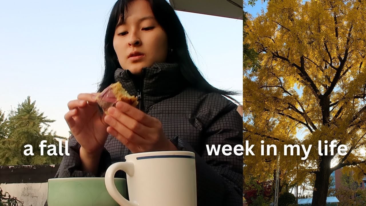 Принимаю уютный сезон перемен 🍂👩🏻‍💻 продуктивные дни в моей жизни, учёба и письмо