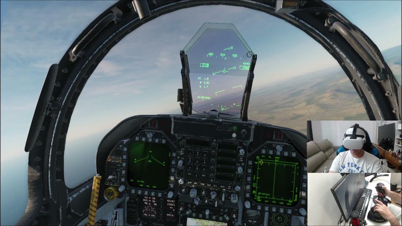 DCS VR How to activate Oculus Quest 2 AIRLINK and play wireless Thurstmaster Hotas 4 YouTube