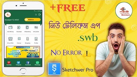 Telecom App | Telecom App Create | Sketchwer | Telecom App Swb | Developer Araf | Drive Server