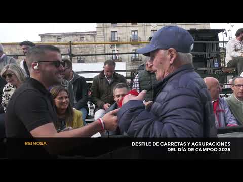Desfile de carretas y agrupaciones del d&iacute;a de Campoo en Reinosa 2025