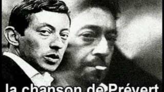 Serge Gainsbourg La Chanson de Prévert French & English Subtitles chords