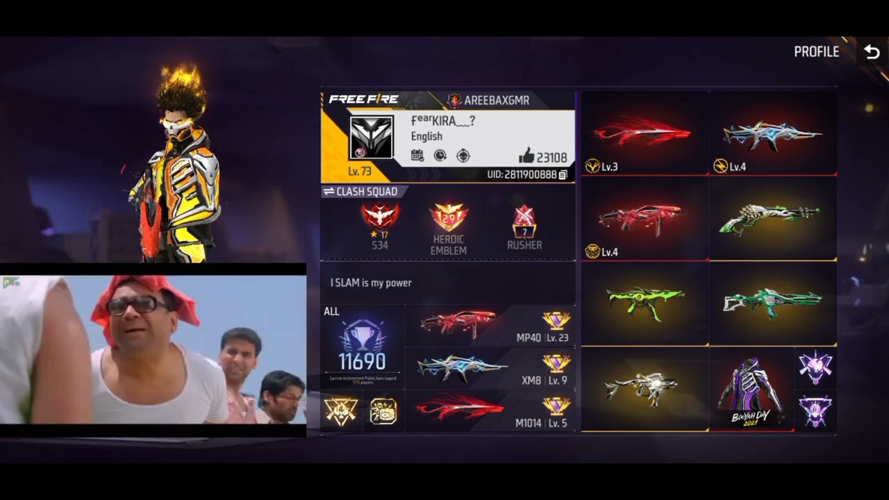 FREE FIRE 🔥 2017 GHOST 👻 ID" | VS 2025 OLD GAMING 8 YEAR ID CHECK ✔️"