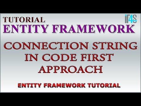 Entity Framework Tutorial - Connection strings in code first approach