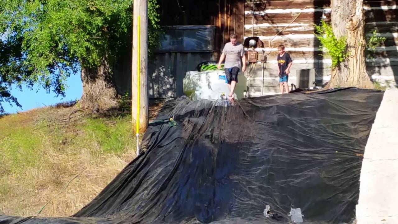 Redneck slip and slide YouTube