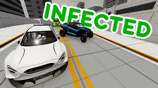 How long can you last from the infected? in BeamNG Drive