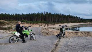 Pure 2 Stroke Sound. Kawasaki Kx250  Enduro