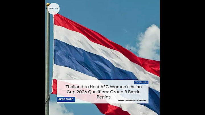 Thailand to Host AFC Women’s Asian Cup 2026 Qualifiers: Group B Battle Begins