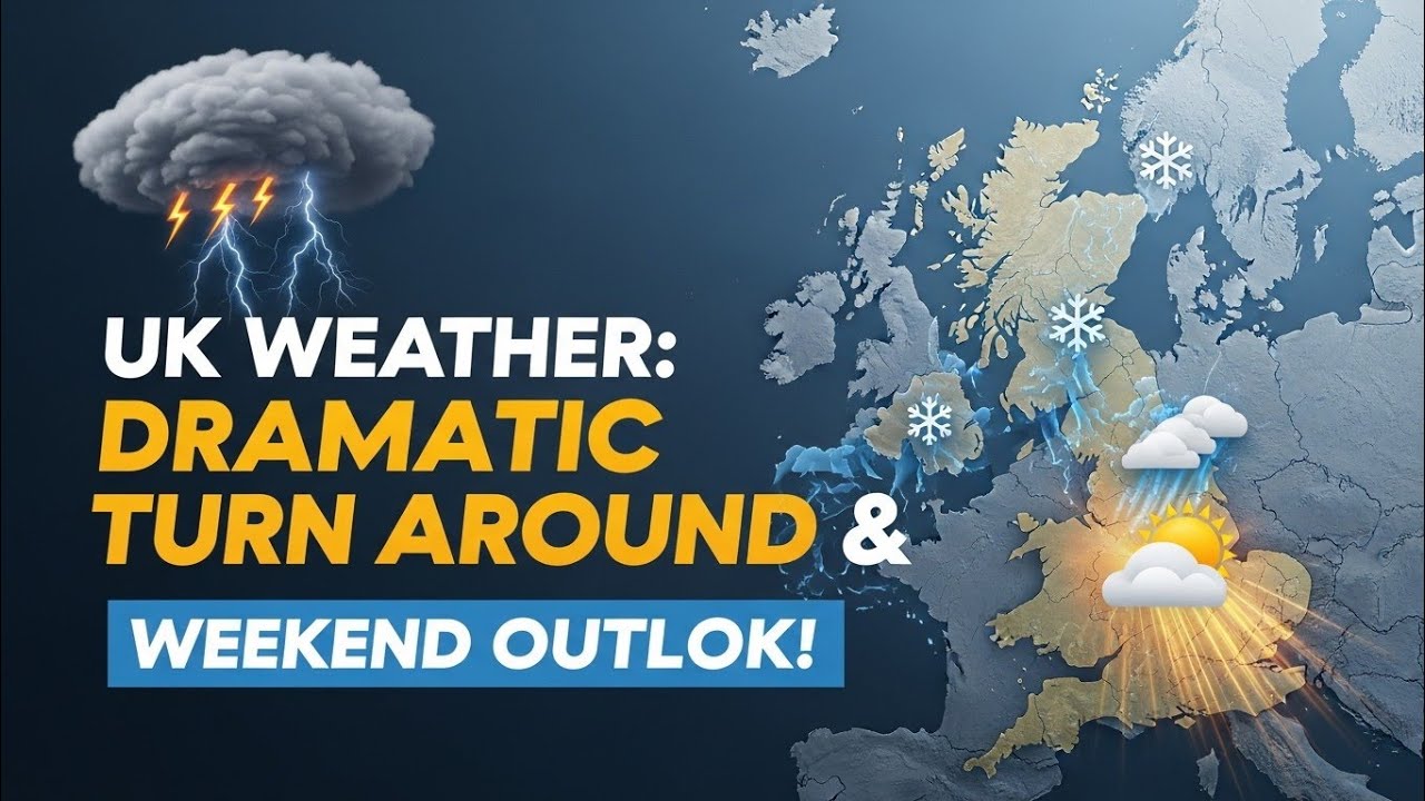 UK Weather: Dramatic Turnaround & Weekend Outlook!#LondonWeather#UKWeather#WeatherUpdate