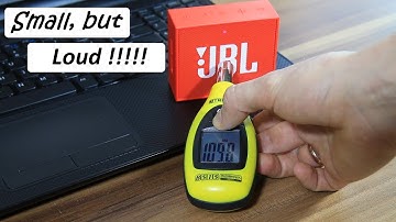 JBL GO Bluetooth Speaker unboxing & sound dB test (It