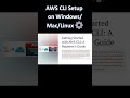 Quick & Easy Guide to Set Up AWS CLI on Windows, Mac, & Linux โ๏ธ
