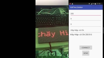 Ứng dụng Android giao tiếp Raspberry qua Bluetooth điều khiển led ma trận RGB