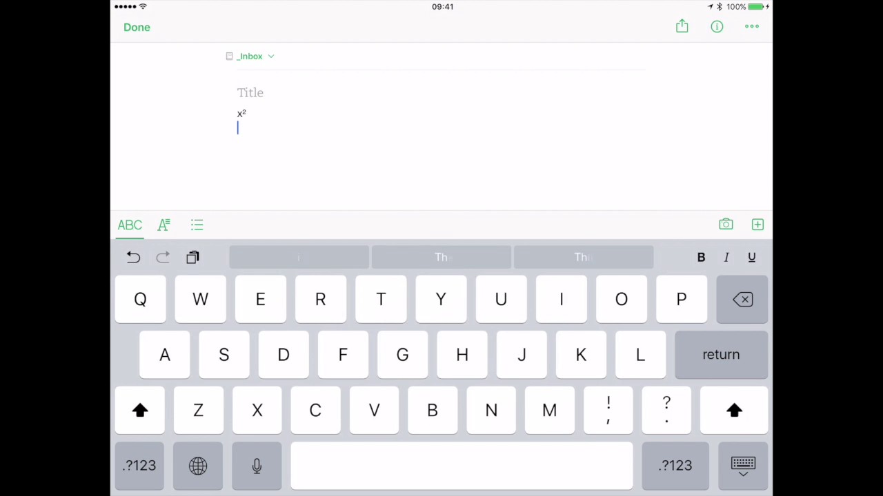 How to type superscripts and subscripts on your iPhone / iPad without a  special keyboard.