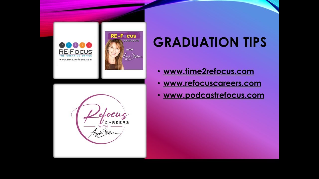 Check out this series off 11 tips on focusing for graduates & more