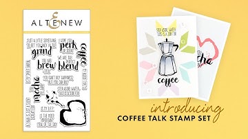 Altenew Stamps Intro - Coffee Talk