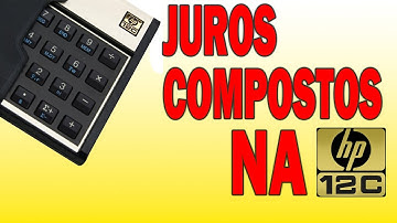 MATEMÁTICA FINANCEIRA | JUROS COMPOSTOS NA HP12C | MUITO MAIS FÁCIL