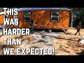This was harder than we expected!| 16x48 Shed | Shed To House