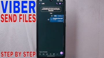 ✅  How To Send Files On Viber 🔴