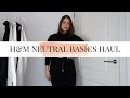 H&M NEW IN TRANSITIONAL NEUTRAL BASICS HAUL | SS21