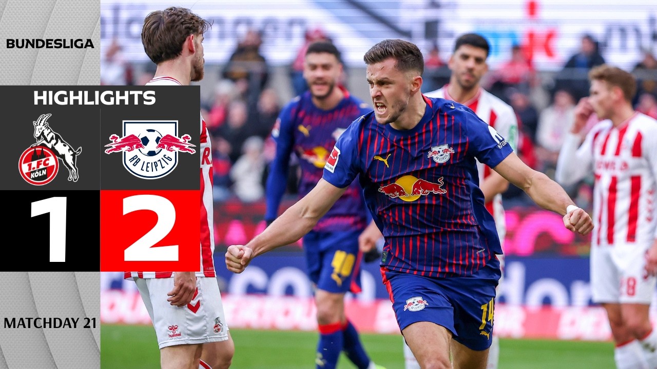 ФК Кёльн - РБ Лейпциг | 1-2 | Резюме | Бундеслига 2025–26 | Кёльн Лейпциг