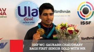 Issf Wc- Saurabh Chaudhary Bags First Senior Gold With Wr Sports News