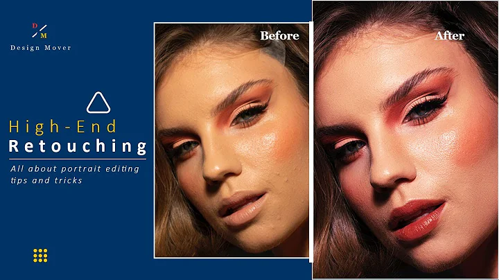 high-end retouching master class in photoshop/ professional Frequency suppression portrait editing