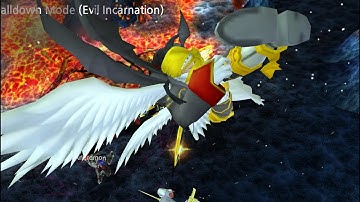 Lucemon Falldown Mode Raid Boss - 3 Great Angels