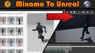 Mixamo To Unreal | Free Characters And Animations - Unreal Engine 4 Tutorial