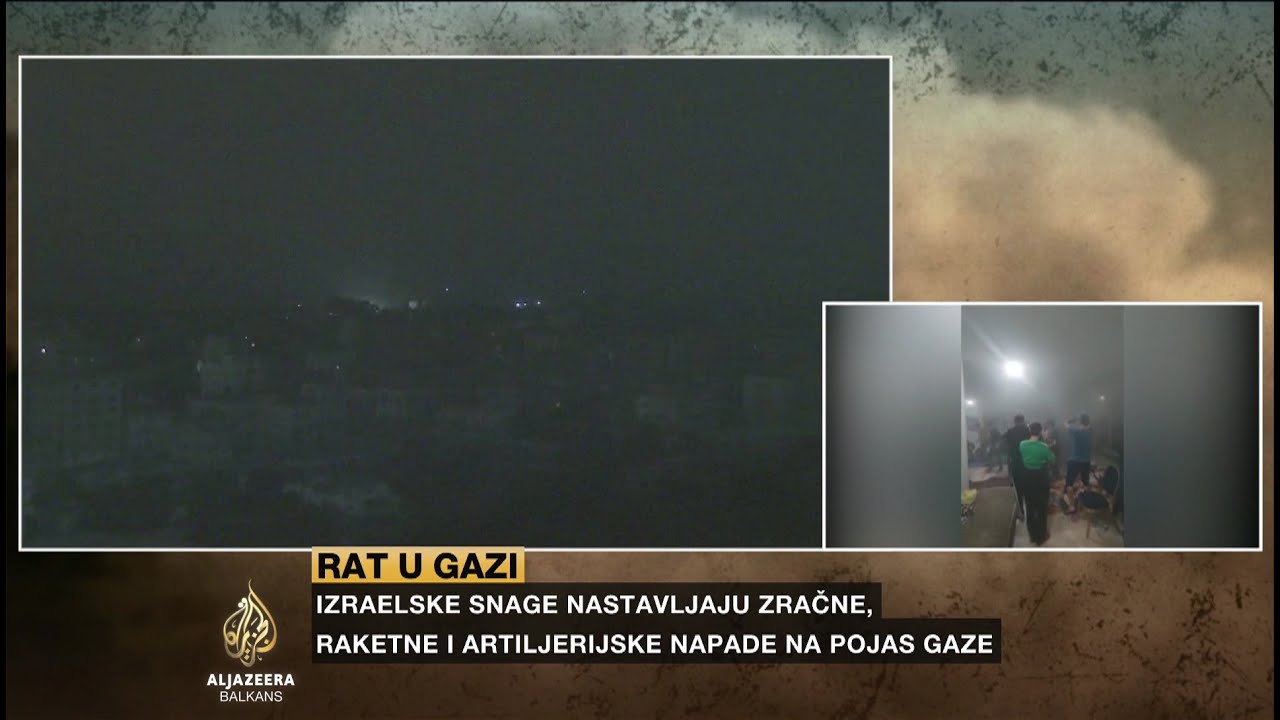 منطقة قصف على بعد 20 متراً من مستشفى القدس في غزة