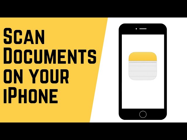 Use Notes on Your iPhone to Quickly Scan Documents - YouTube