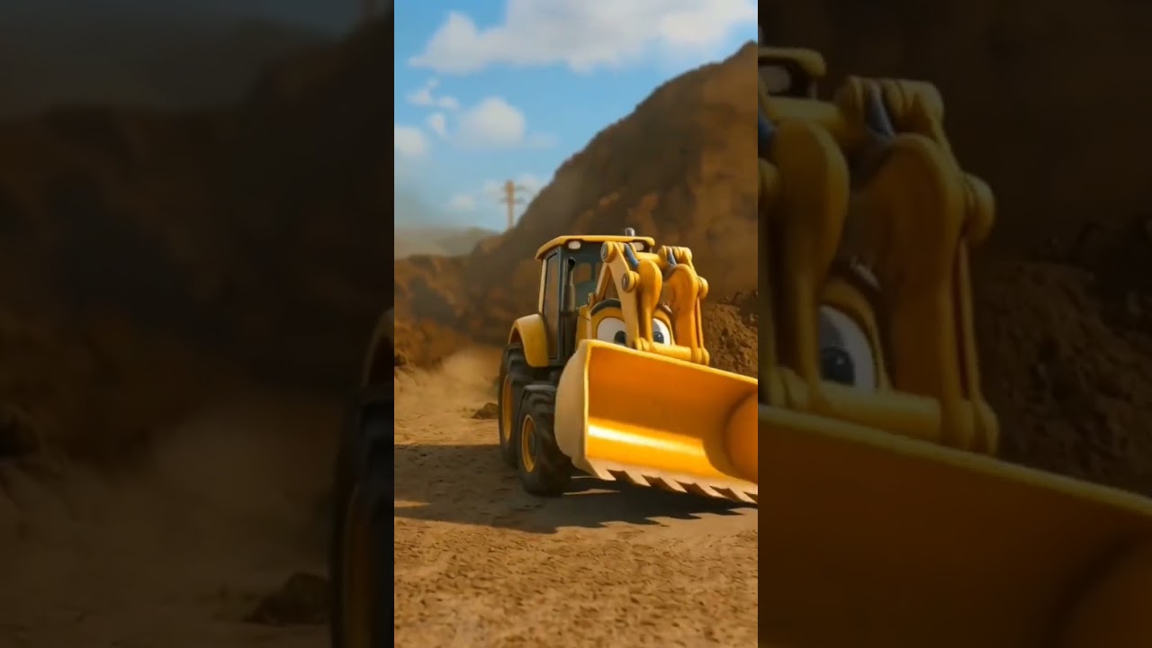 Excavator berputar-putar 