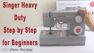 How to Operate a Singer Heavy Duty Sewing Machine