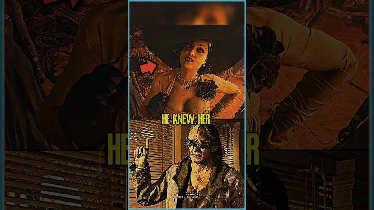 Victor Gideon Was With Lady Dimitrescu?! 😳 | Resident Evil Requiem (RE9) #shorts