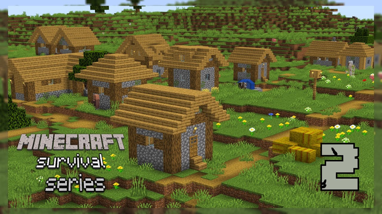 I Found A Village ! - Minecraft Survival Series Episode 2 - YouTube