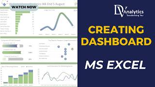 How to Make a Dashboard in MS Excel | Step-by-Step Interactive Dashboard Tutorial | DV ANALYTICS