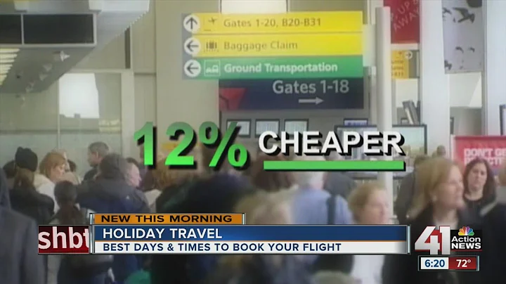 Holiday travel: Best days and times to book your flight