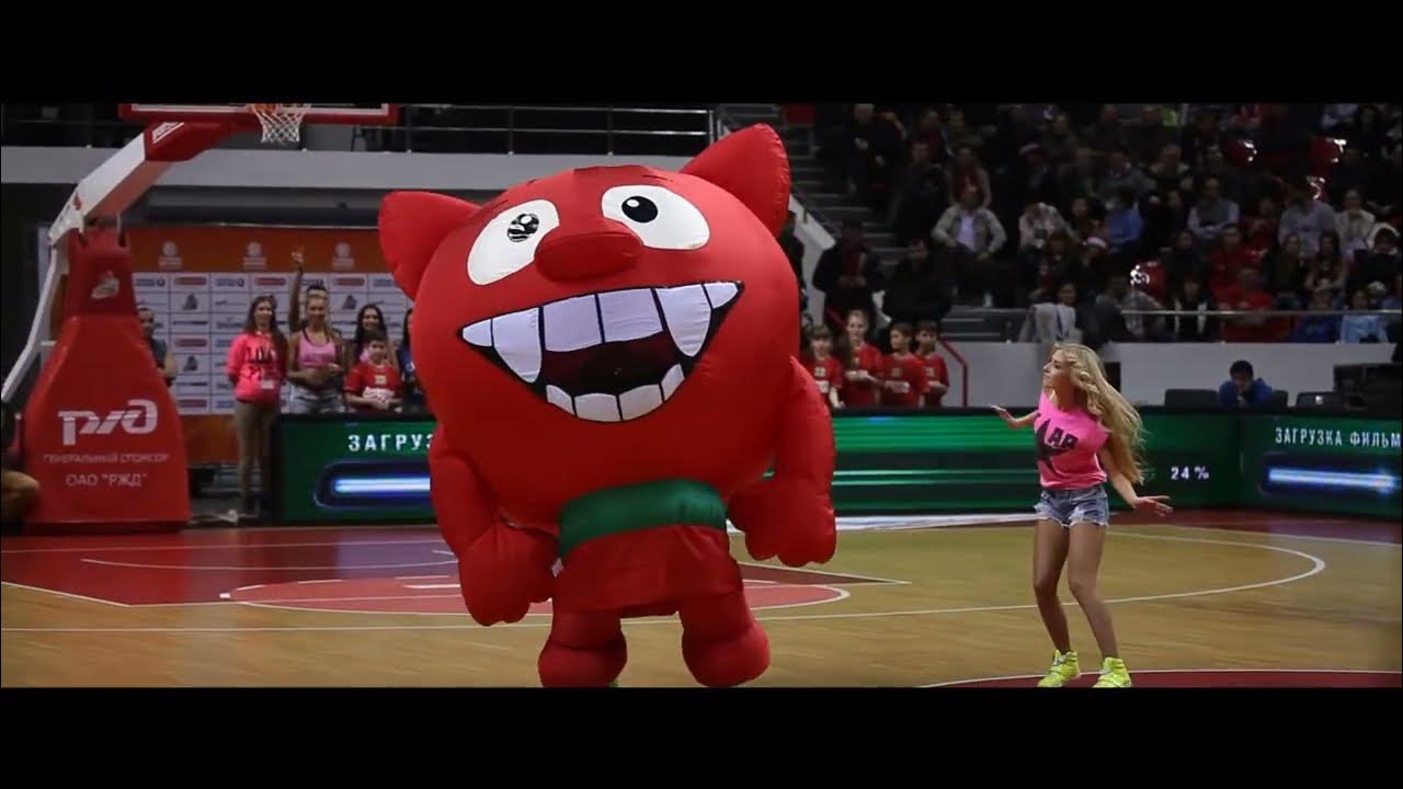 Mascot Zubbi Eats Cheerleader FUNNY FAIL YouTube