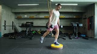 DB Drop Lunge