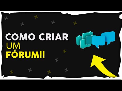 Vídeo: Como Promover Um Fórum