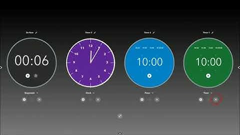 ActivPanel Titanium - Timer