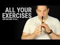 Tin Whistle Lesson - All the Exercises