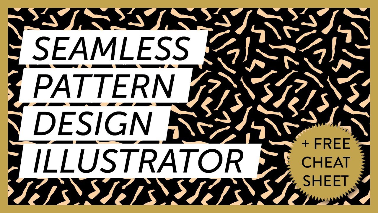 MAKE A PATTERN ILLUSTRATOR | CREATE A PATTERN IN ILLUSTRATOR - YouTube