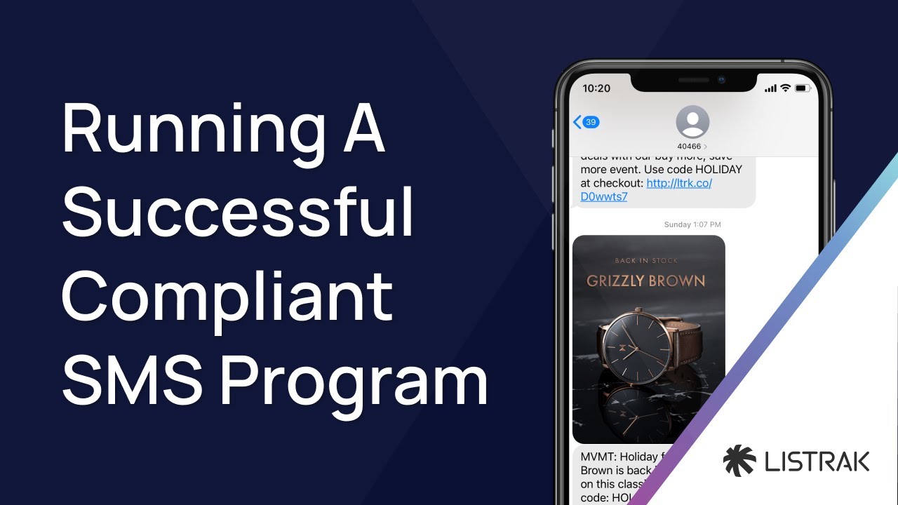 New Program Sms Running A Successful Compliant SMS Program - YouTube