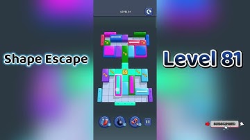 🔥 Shape Escape Level 81 Walkthrough | Can You Solve It? 🧠💥