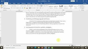 Add special characters in typing, Symbol, and Glyphs in Corel Draw