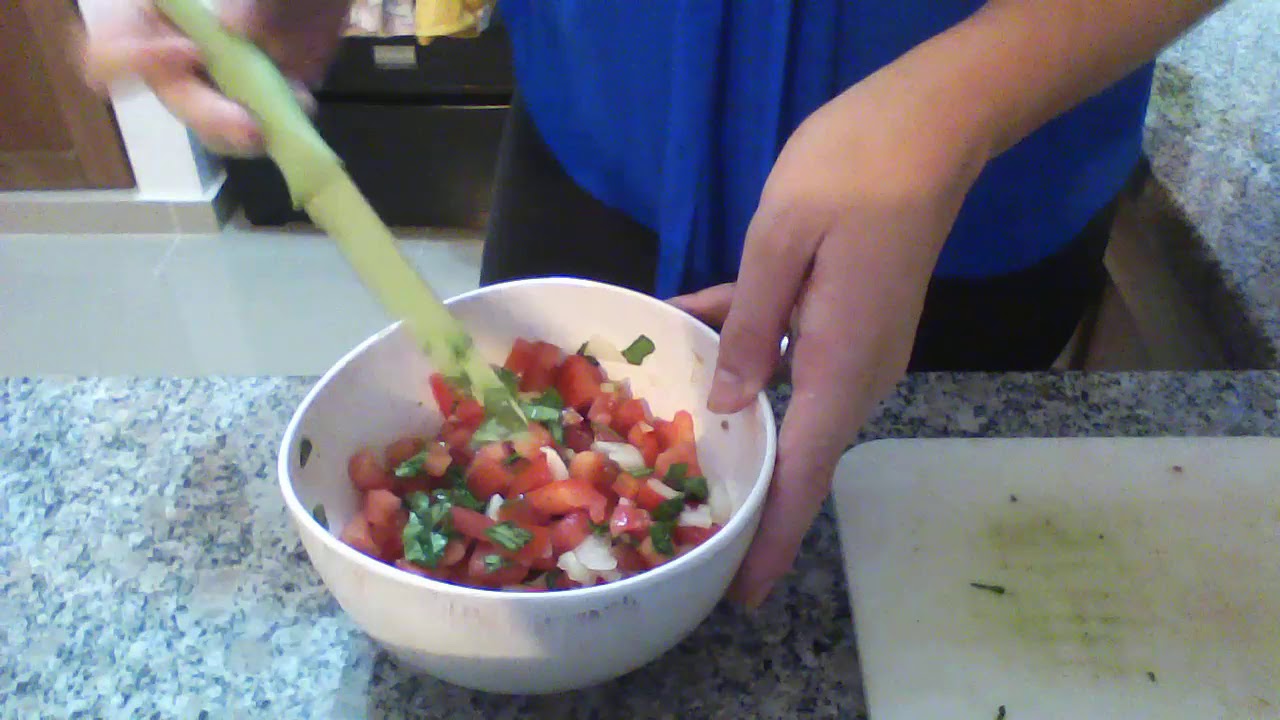 How to Make Bruschetta - YouTube