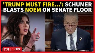 kristi Must Chuck Schumer Rains Hell Fire On Trump Noem Over Alex Pretti Killings