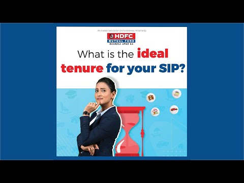 What is the ideal tenure for your sip? 43