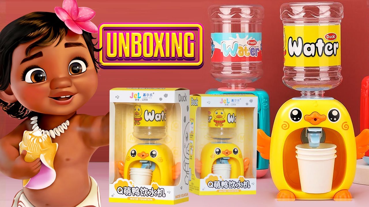 DUCK WATER FOUNTAIN | MINI WATER DISPENSER | FUNNY DUCK  | UNBOXING | KAKA KIDS TOYS LAND