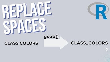 How to Replace Spaces with Underscores in R || Jupyter Notebooks: substitute text in columns